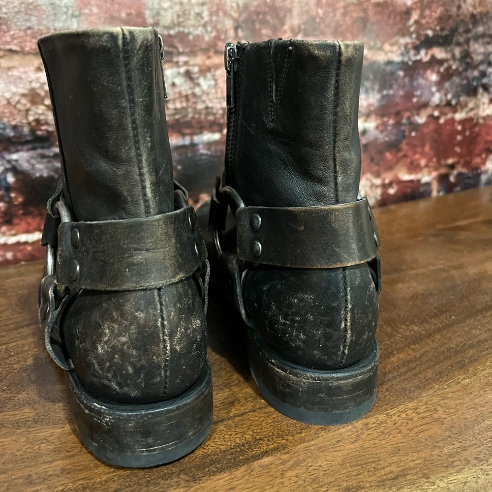 💠 NEW Frye HARNESS distress Antique look SIZE 7 boots - Picture 4 of 8
